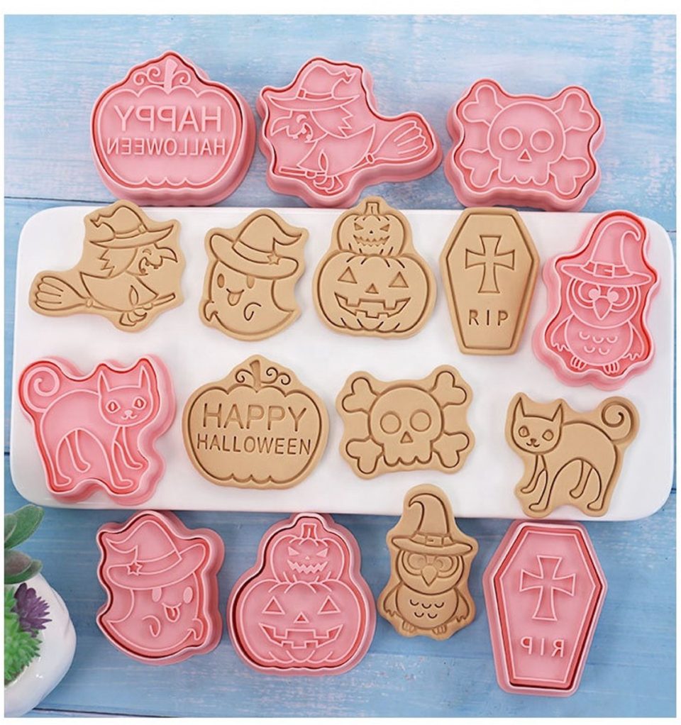 Without lemon Set van 8 Halloween Koekjes vormen Cookie Cutter