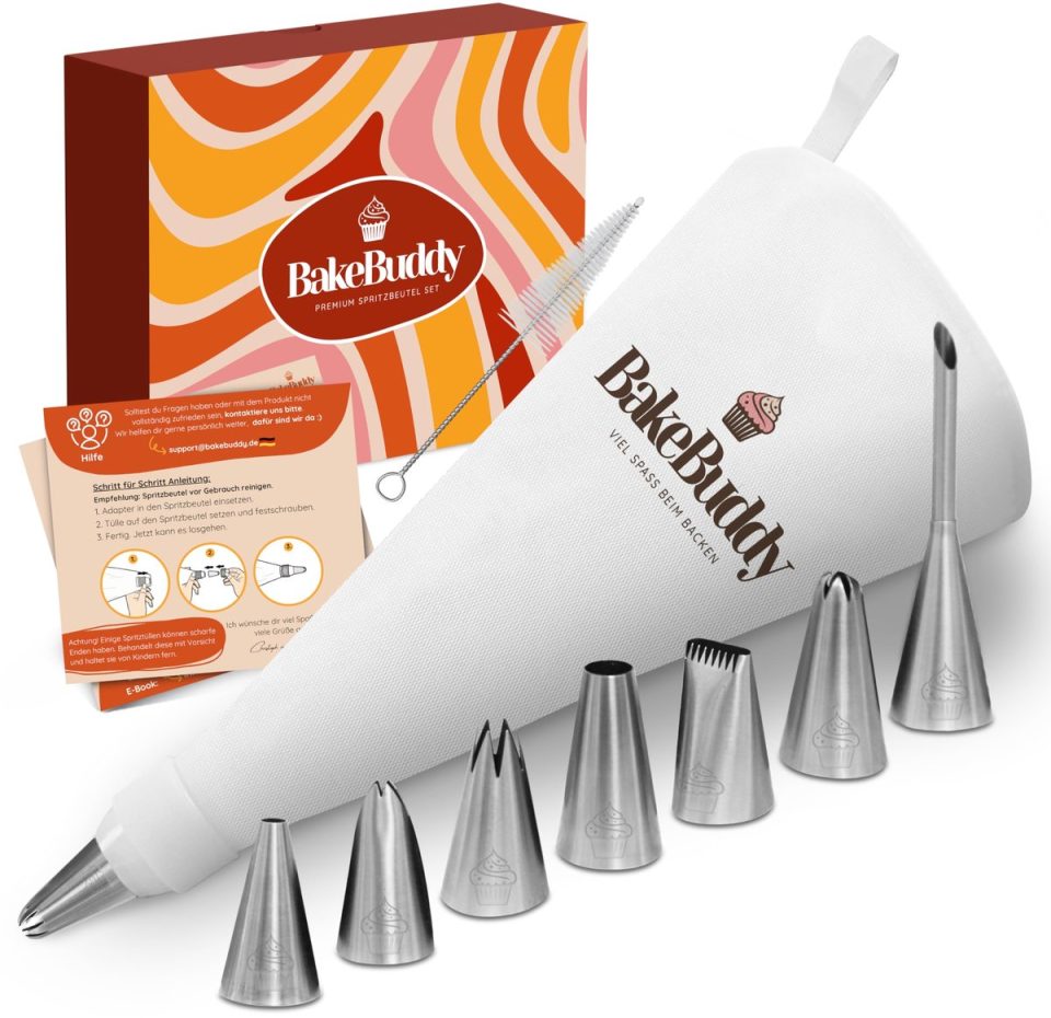 BakeBuddy Premium Spuitzakkenset 35 cm (11 stuks)