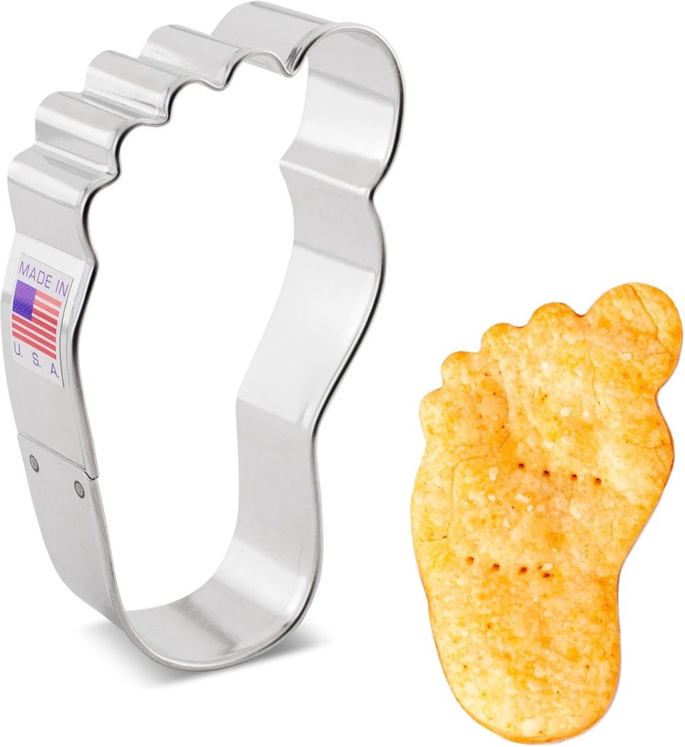 Ann Clark Cookie Cutters Voet Vorm Koekjesvorm Metaal 9,5 cm