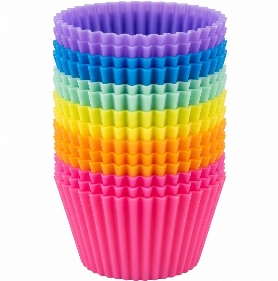 ixen Siliconen Cupcake Vormpjes (12 stuks)
