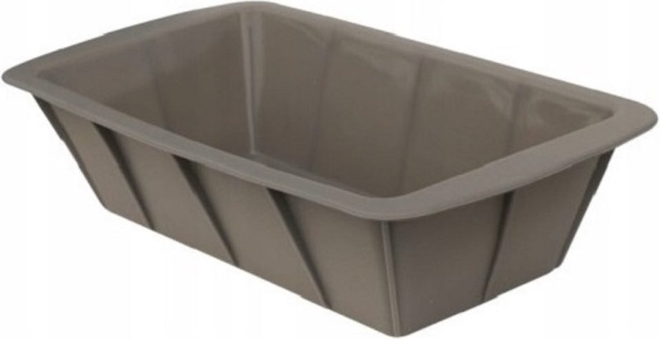 Florina cakevorm Anide siliconen / bakvorm taupe 24,5 x 13,5 x 6 cm