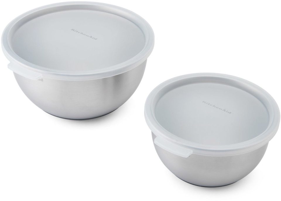 KitchenAid beslagkommen Mengkommen met Deksel Set van 2 1,4 l