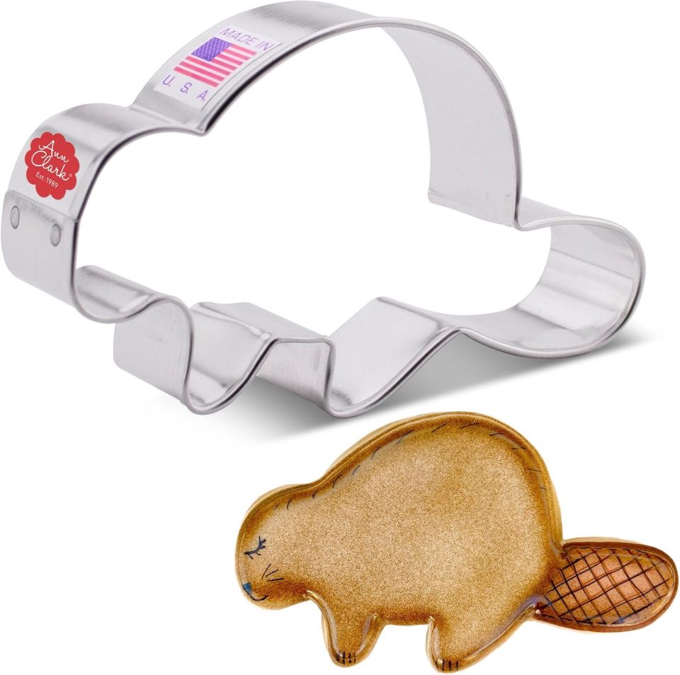 Ann Clark Cookie Cutters Grote Bever Koekjesvorm Metaal 10 cm