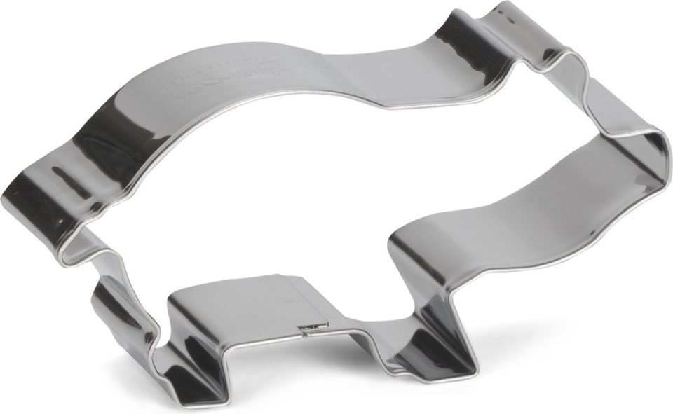 Patisse uitsteekvorm Varken RVS zilver 8 cm