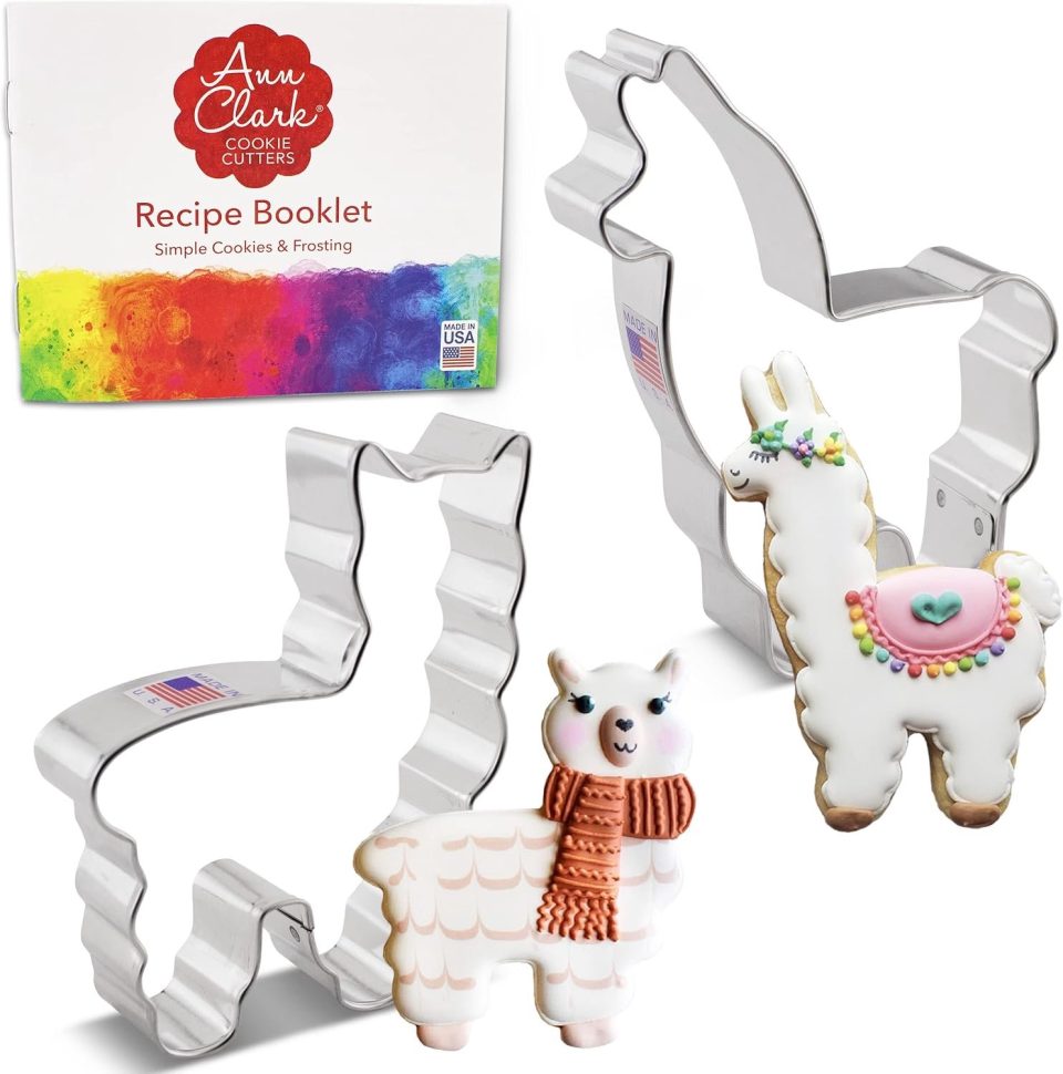Ann Clark Cookie Cutters Alpaca & Lama Koekjesvormpjes Set (2 stuks)