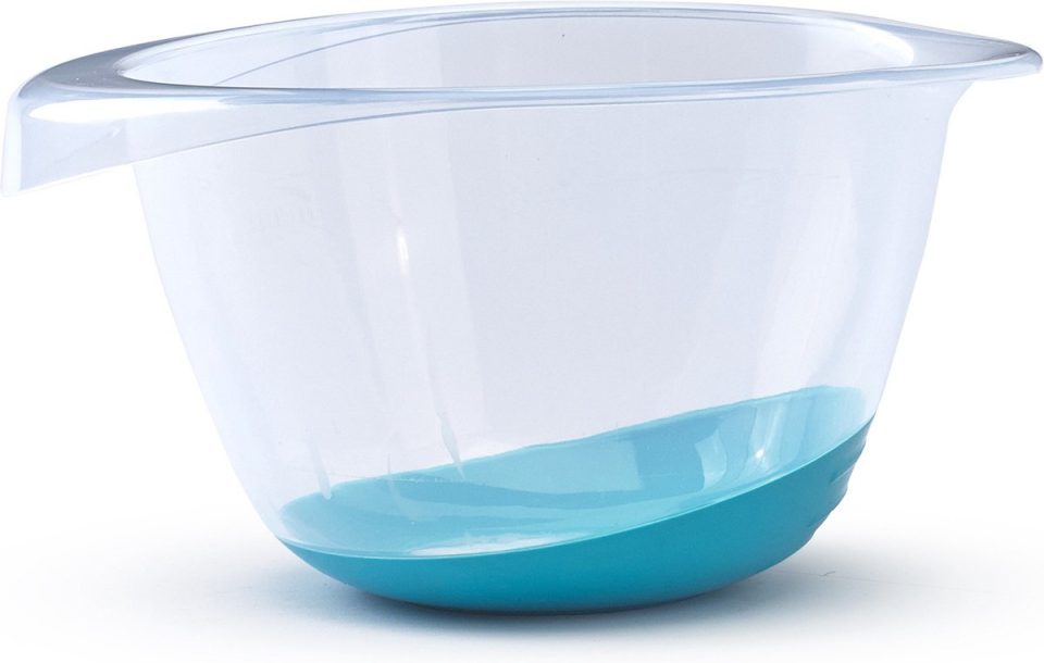Whitefurze beslagkom /mengkom kunststof blauw 2 l