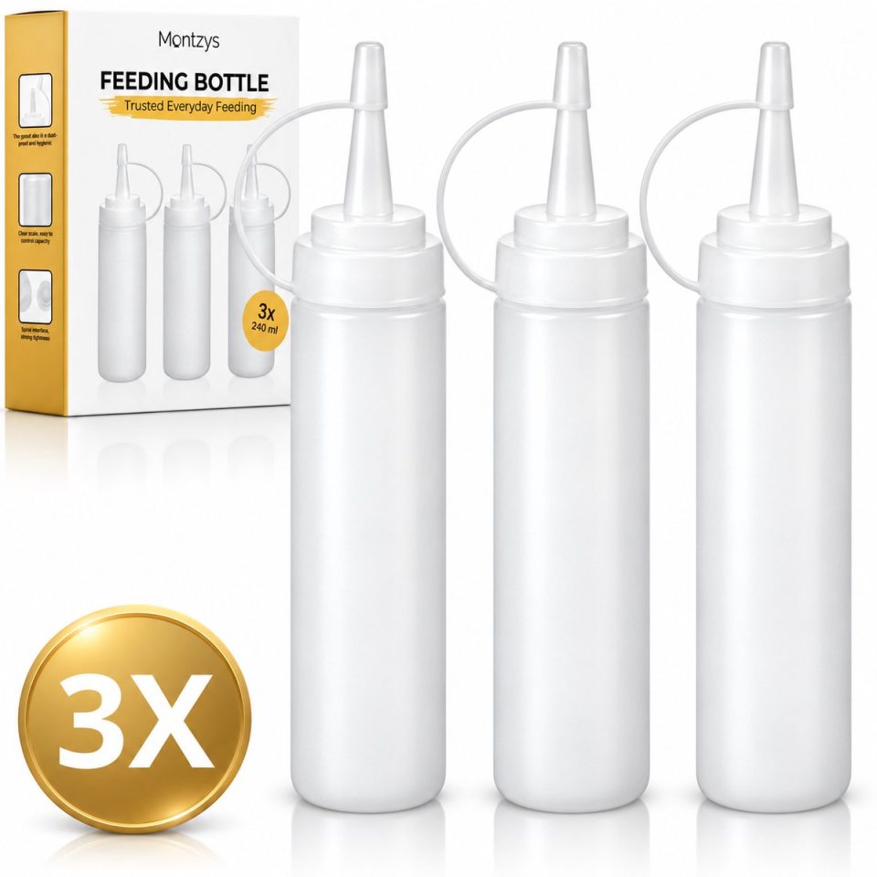 Montzys Doseerfles Set 240 ml (3 stuks)