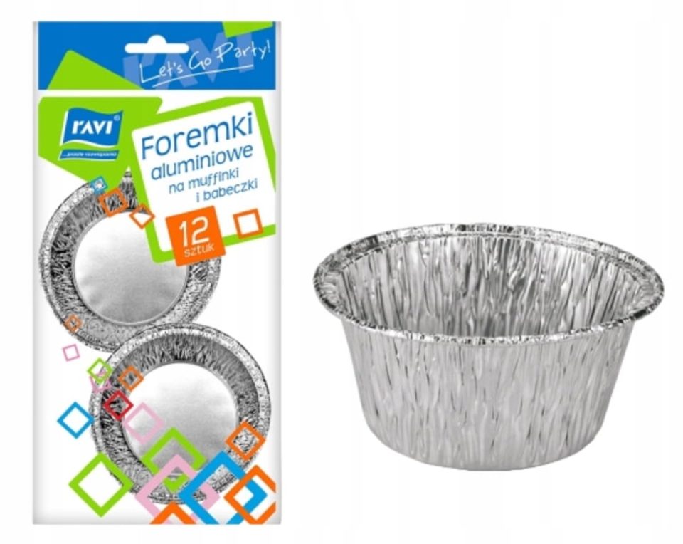 Ravi Serie Aluminium Bakvormen Ovaal (12 stuks)