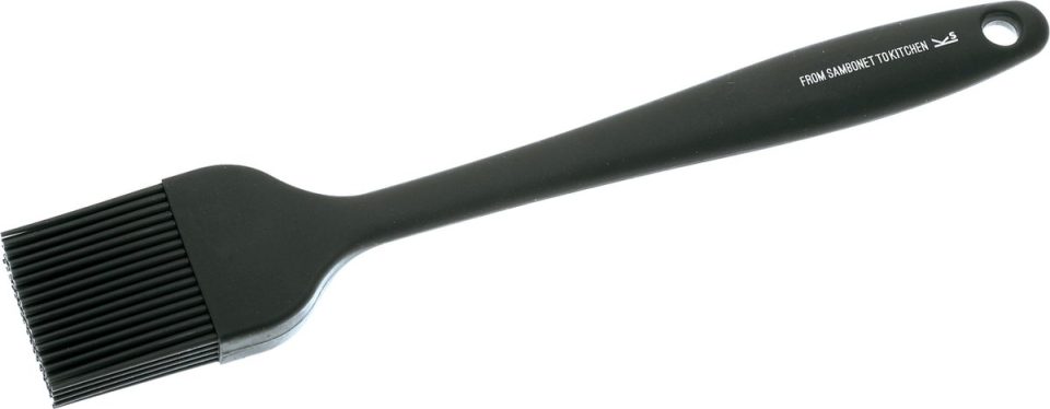 Sambonet Keukenhulp Siliconen Bakborstel Grijs 20 cm