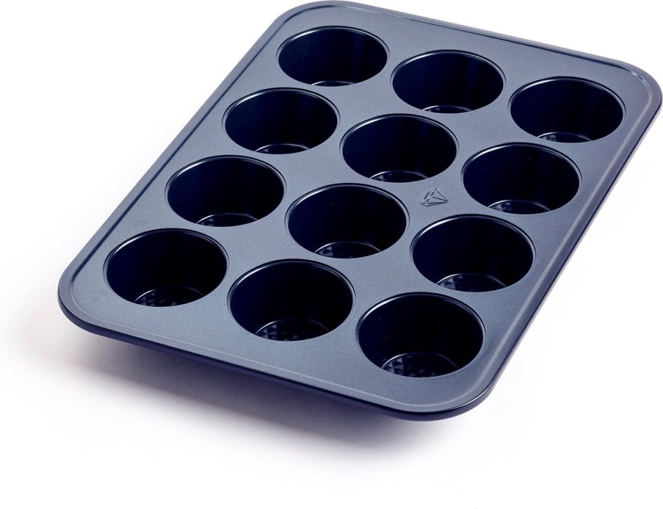 Blue Diamond muffinvorm Blauw (12 stuks)