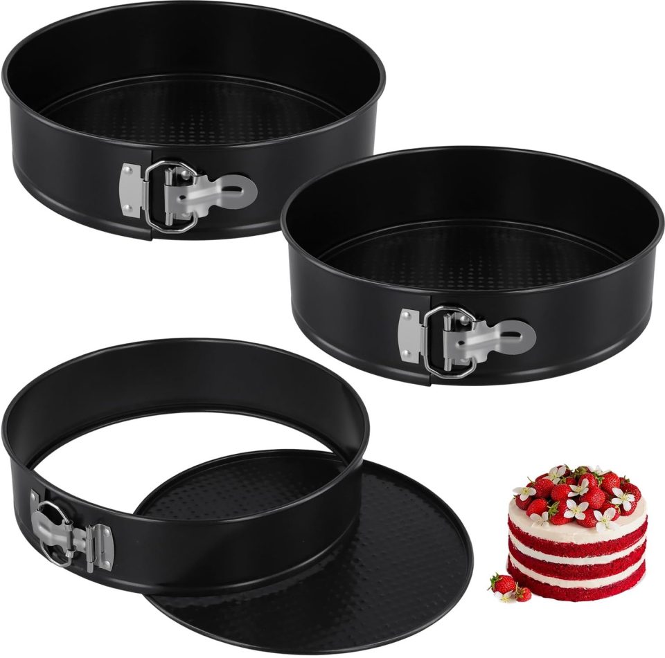 Famanu Set van 3 springvormen van rond 26 cm
