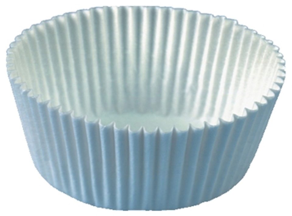 Papstar muffin-bakvormen, papier, wit, (200 stuks)