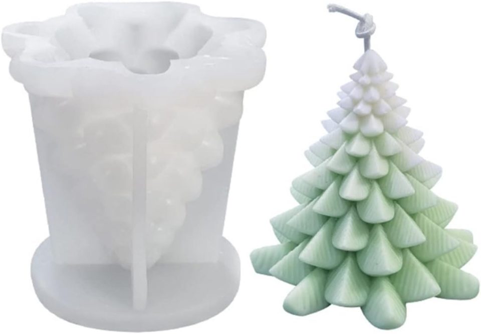 Kerstboom schimmel Wit (1 stuks)