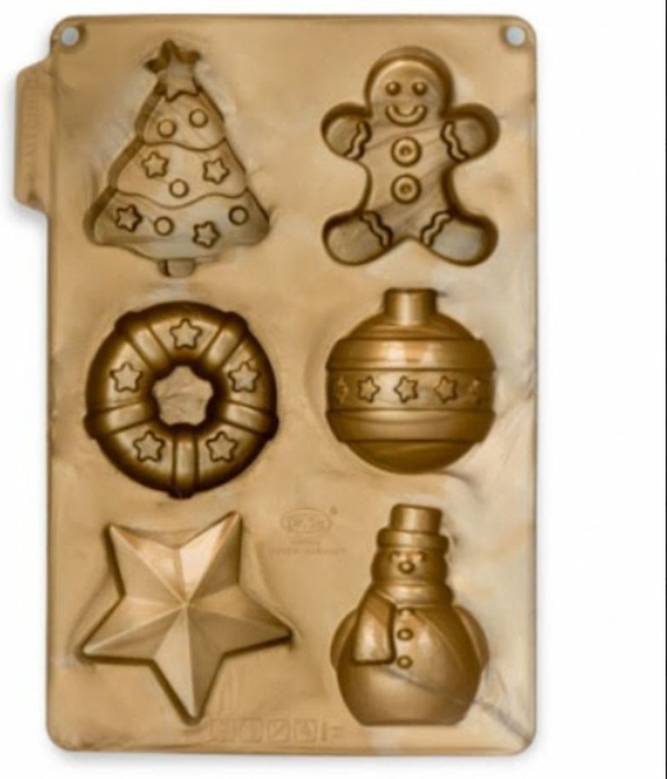 Cécoa siliconen bakvorm Kerstgebakjes