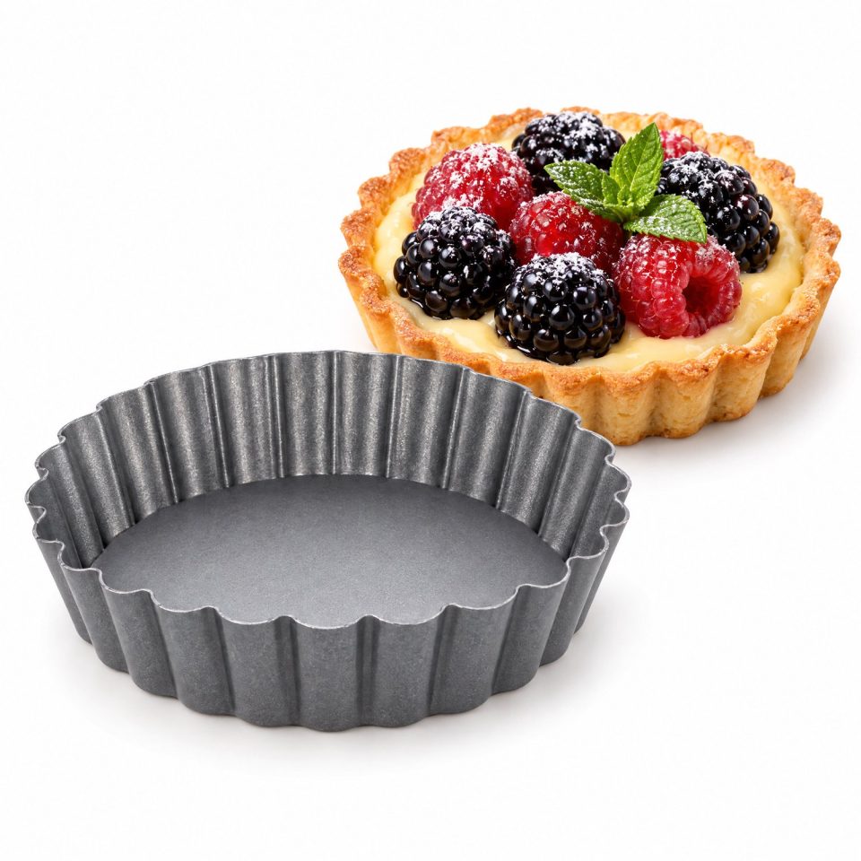 Cheqo taartvorm Mini RVS 10 cm