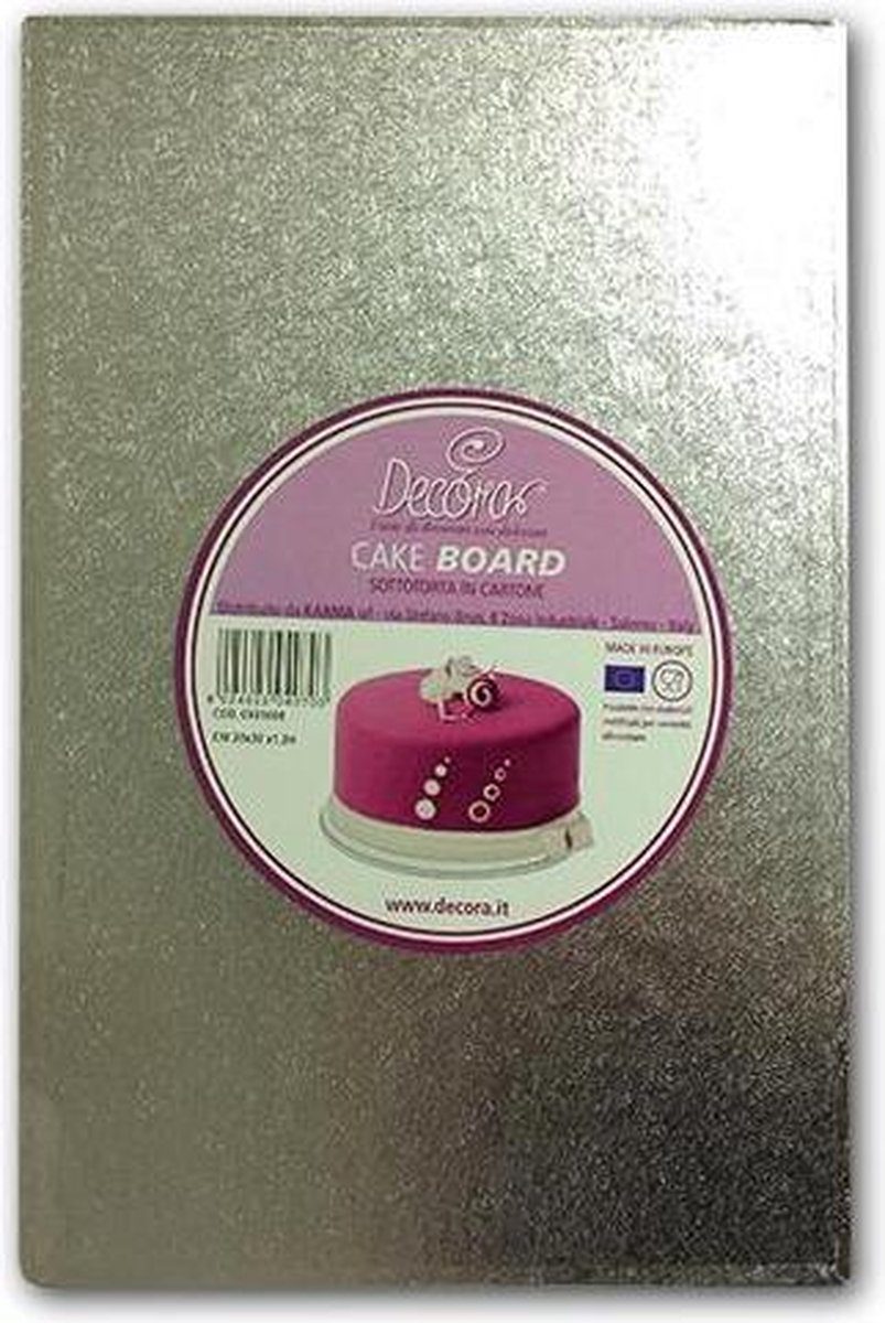 Decora cakeboard hoog x 1,2 cm 20 cm 30 cm
