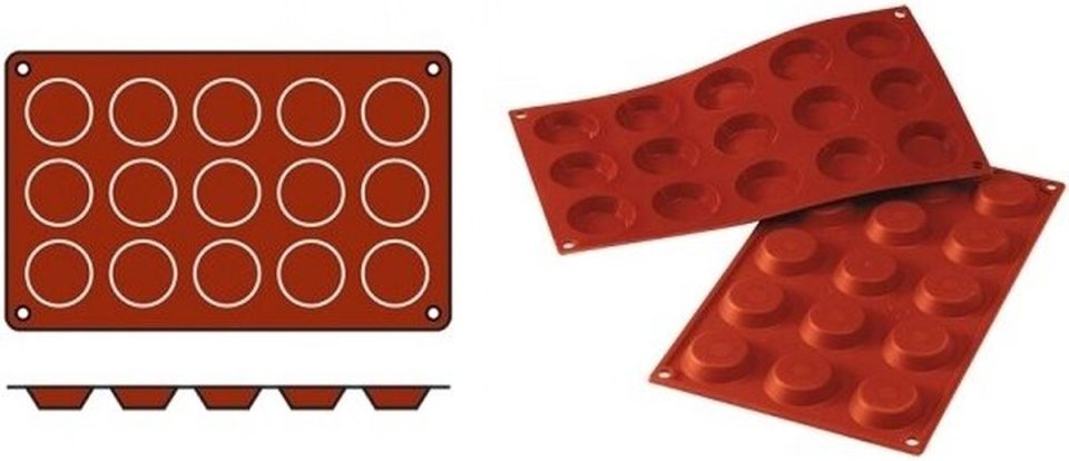 Silikomart bakmat Tartelettas-Mini (Cap. SiliconFlex 070053 (15 stuks)