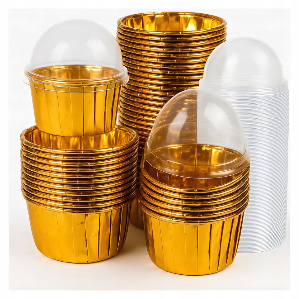 orzeszku Gouden Muffin Vormpjes (50 stuks)