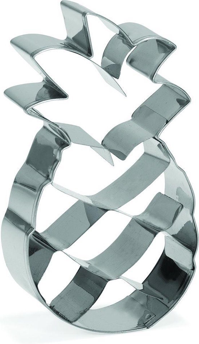 Patisse uitsteekvorm Ananas Rvs Zilver 10 cm