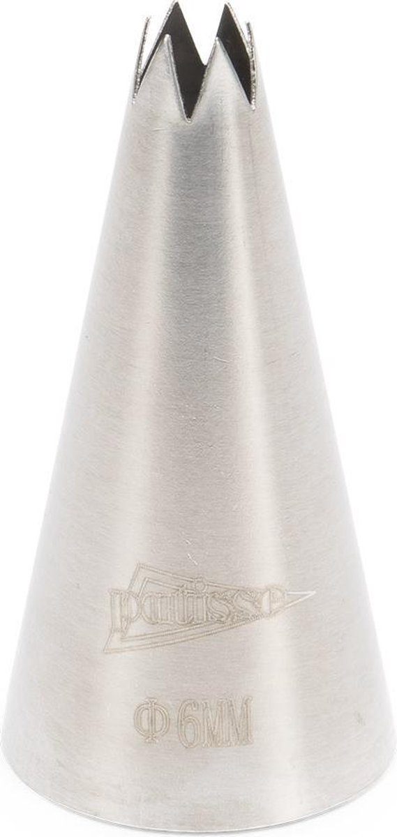 Patisse spuitmondje rvs ster 5 mm
