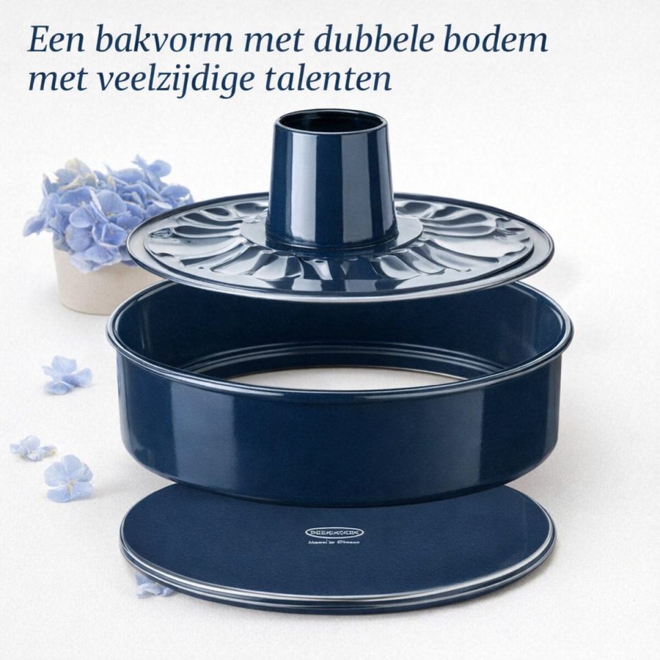 Dr. Oetker Set van 2 Springvormen en Savarin 28 cm