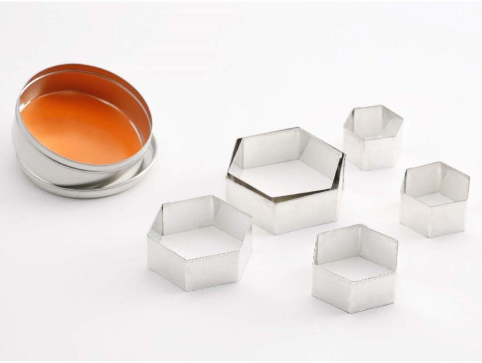 Thermohauser koekjesvormset (roestvrij staal) 6-delig 9,5 cm
