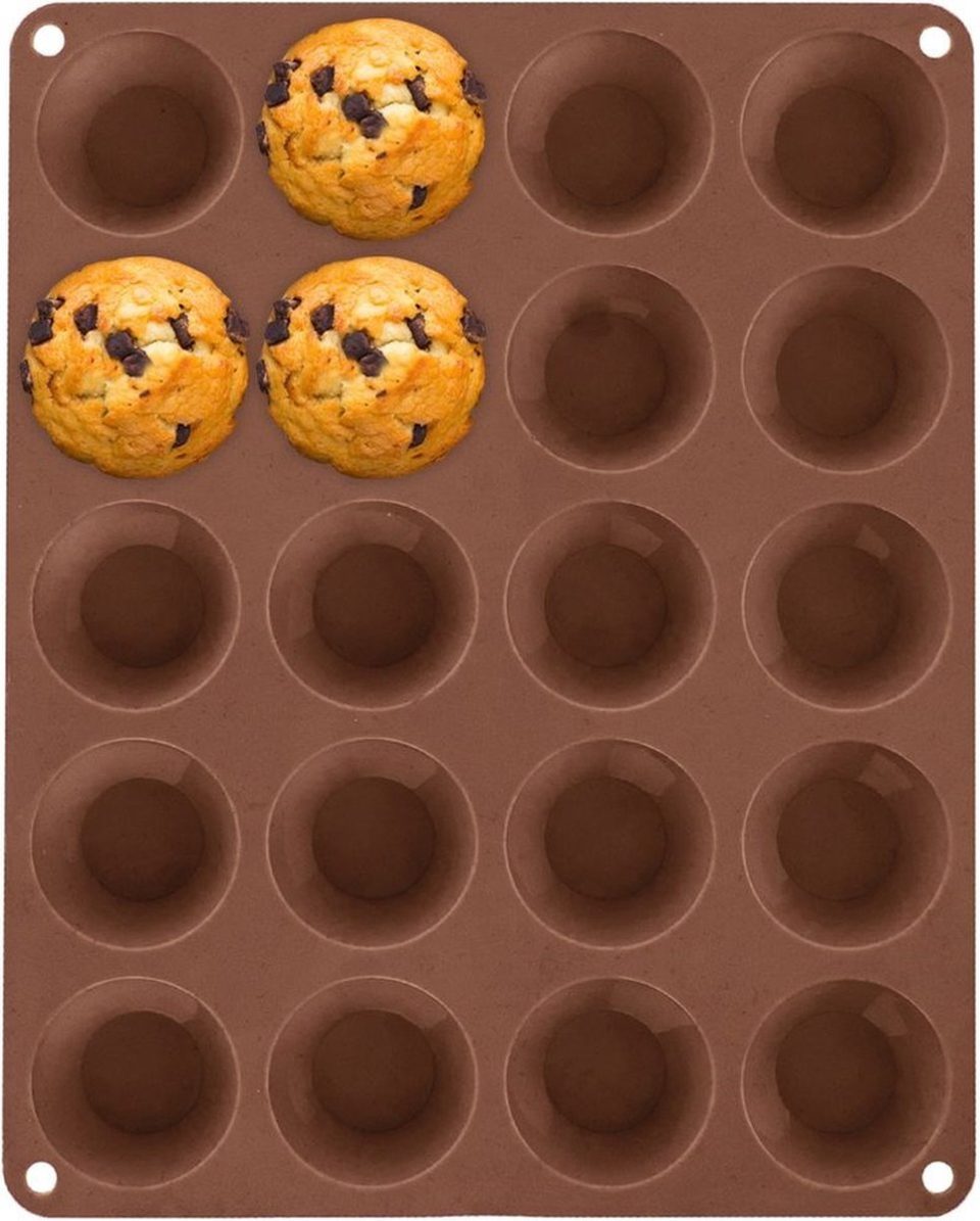 orion group muffinvorm Silicone Oranje Kleine Tulband sillinie