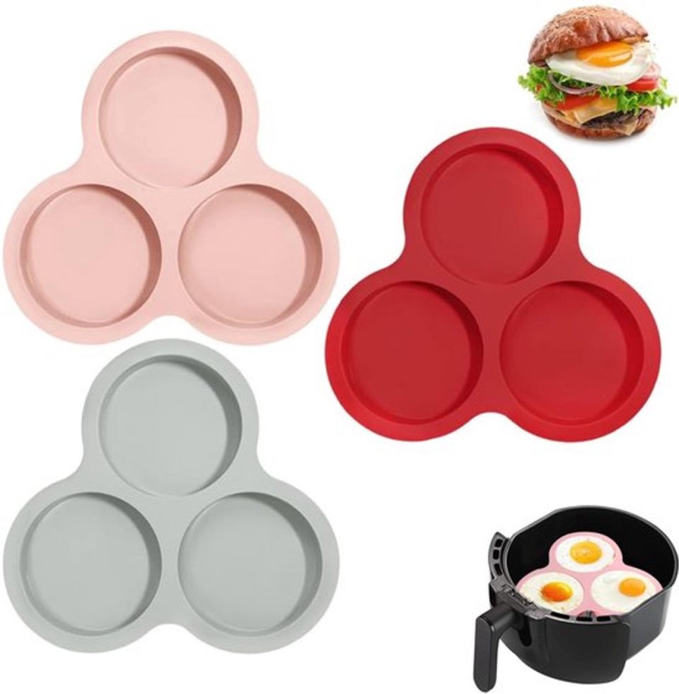 Daity cakevorm 3-pack Siliconen 9,8 cm 6 l