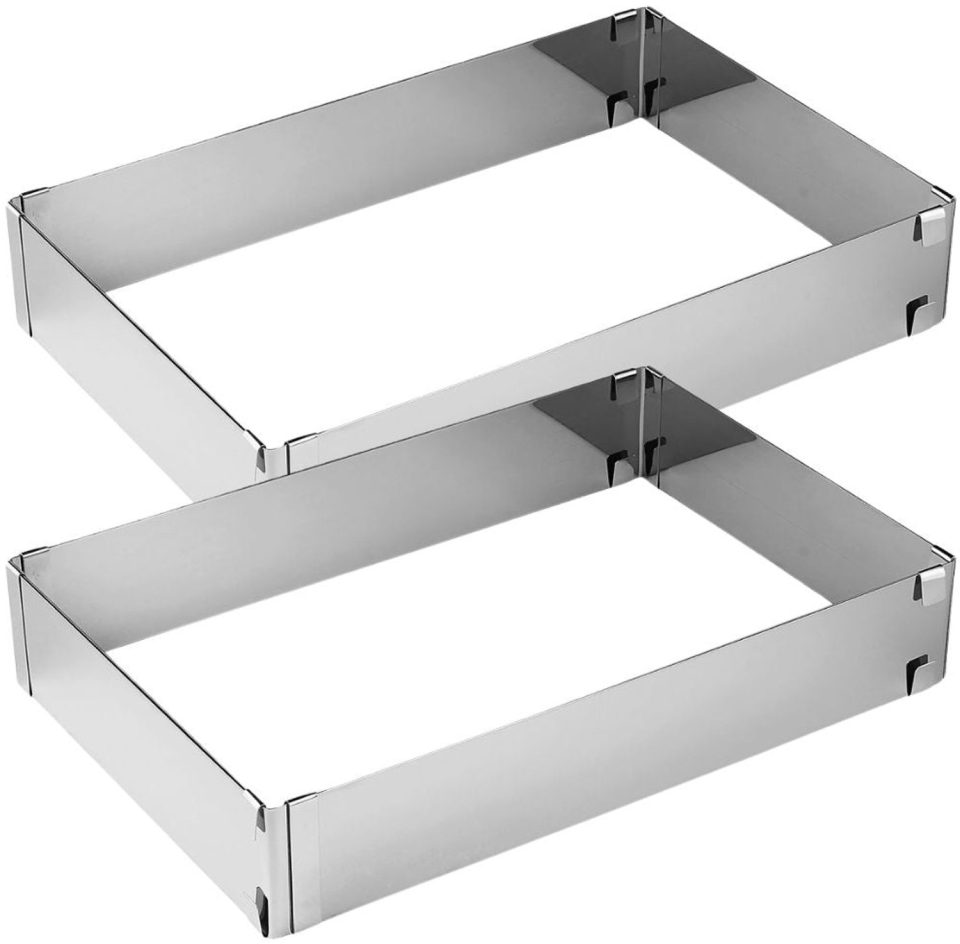 Zenker Set van 2 Verstelbare Taartvormen 27 52 cm