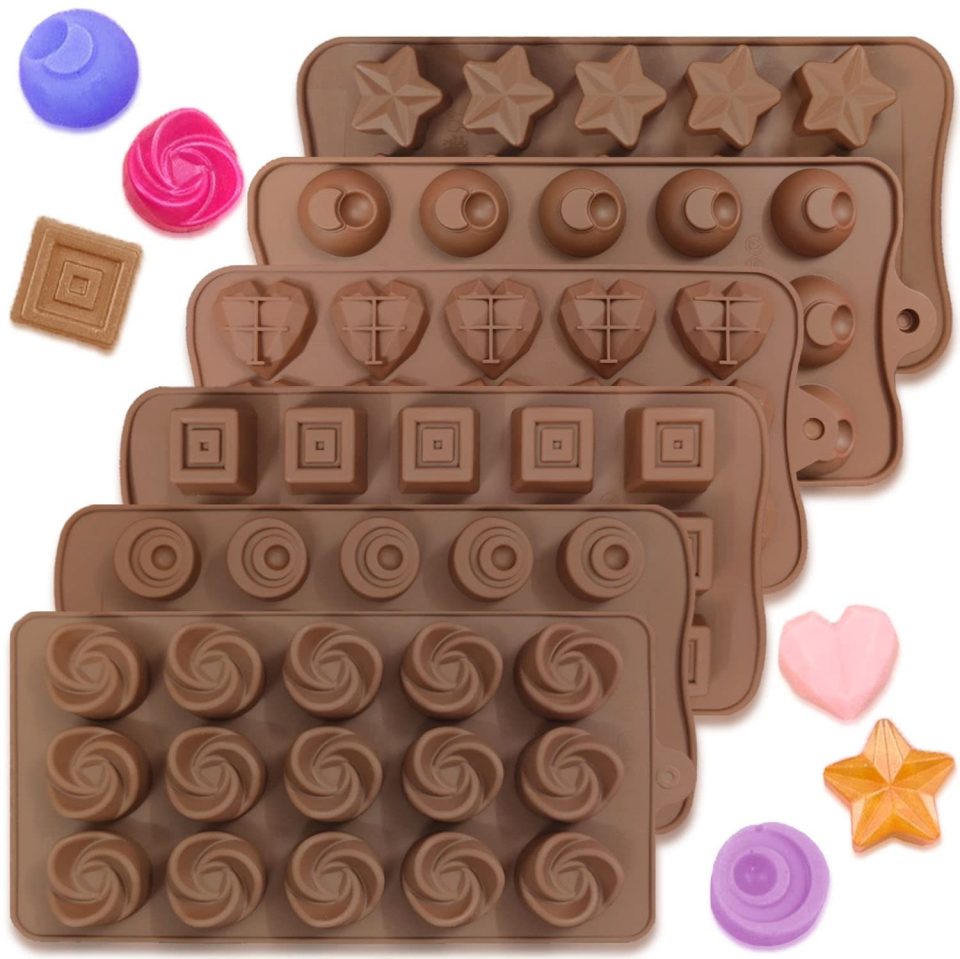 Duraxl chocoladevorm Siliconen 6 vormen