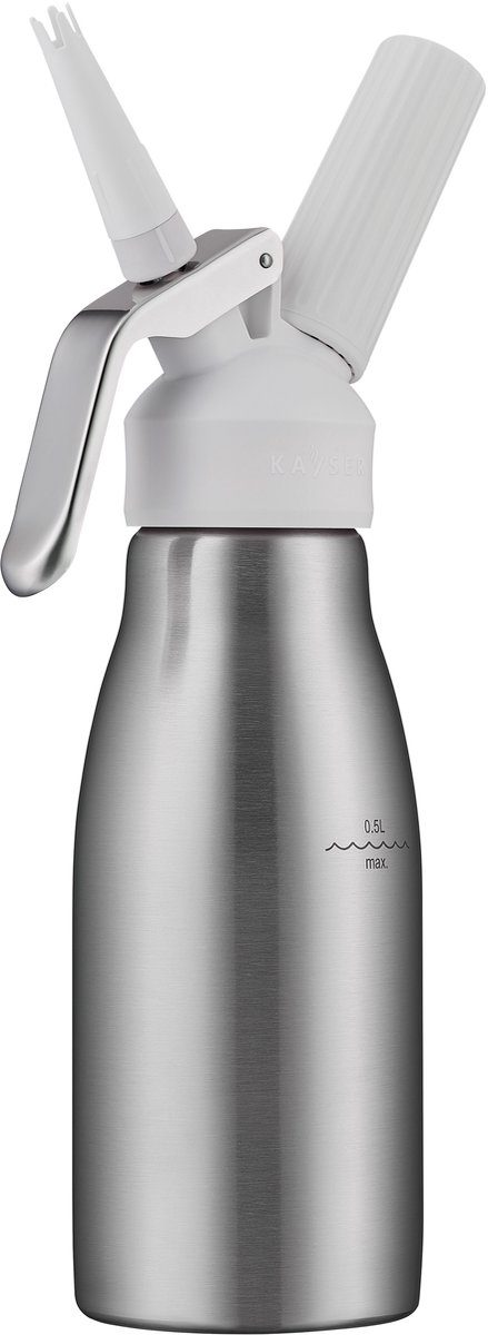 Kayser slagroomspuit Whipcreamer met patronen 0,5 l