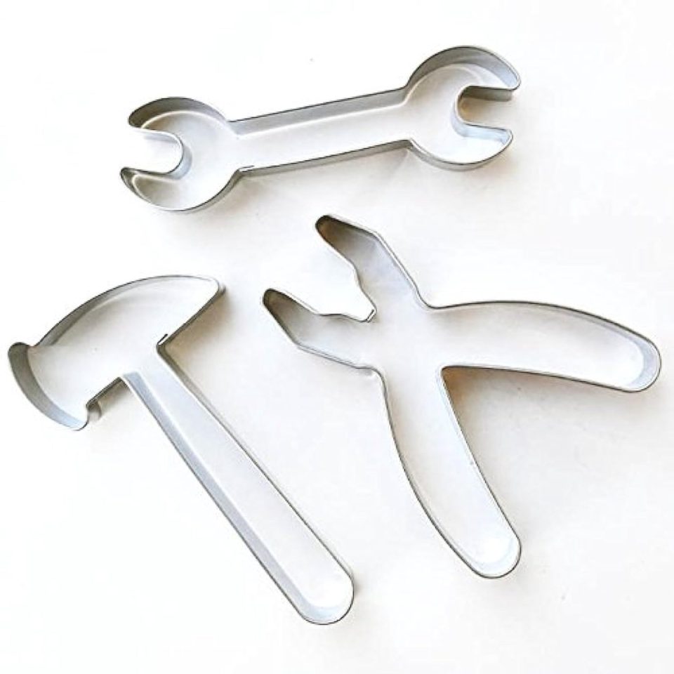 Markenlos Gereedschapsset van 3 hamer/tang/sleutel