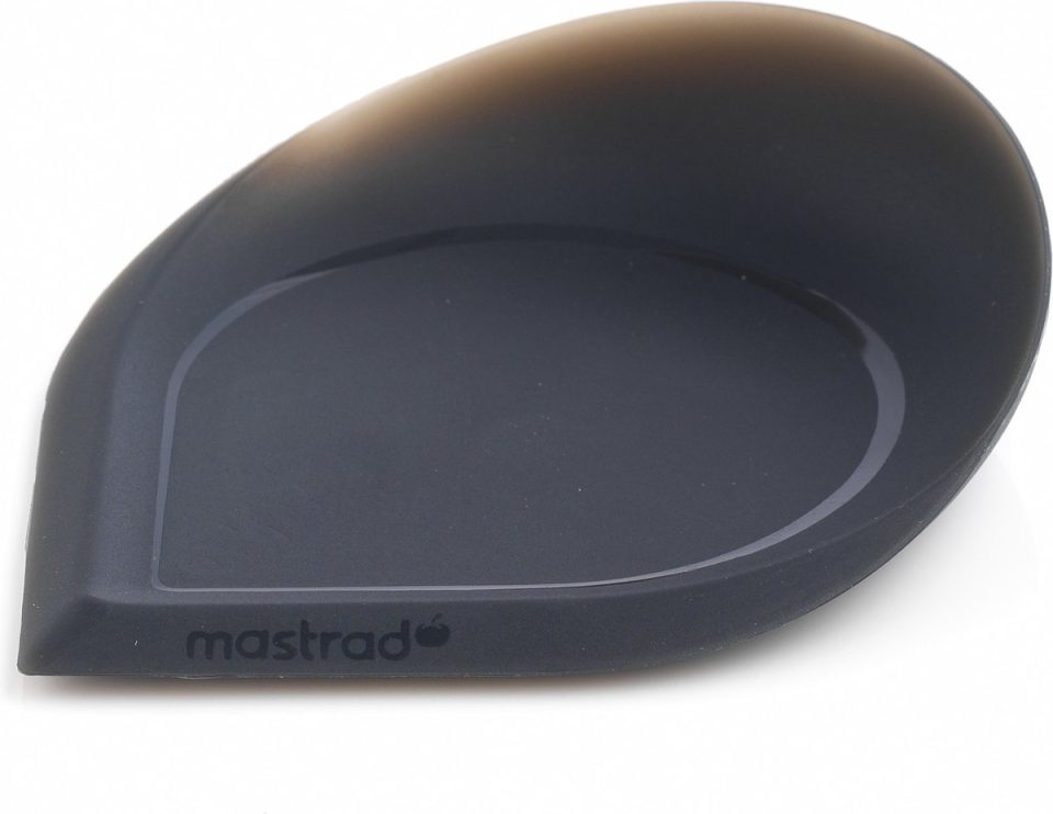Mastrad Scoop'n Scrape Deegschraper, Siliconen, Zwart