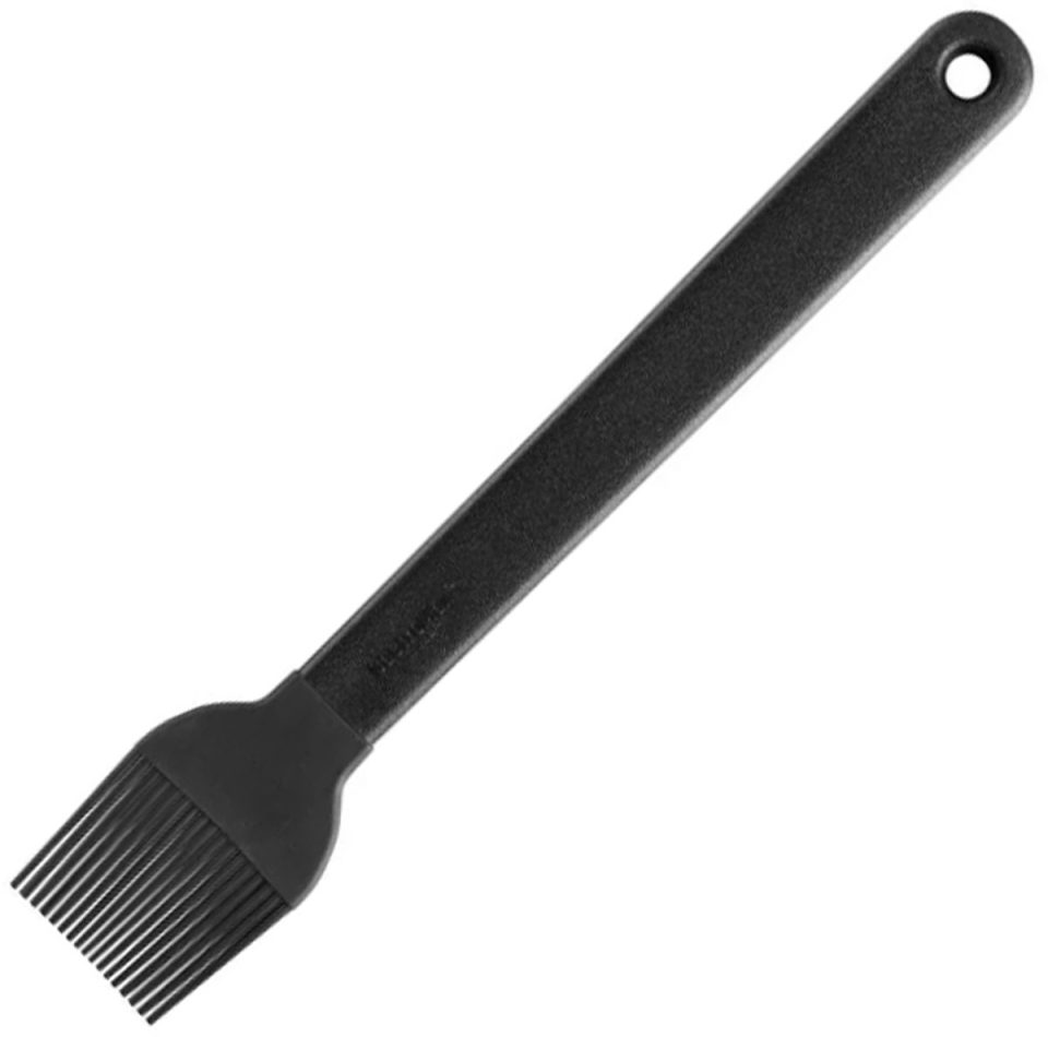 Gastro Max siliconen bakpenseel zwart 45 mm