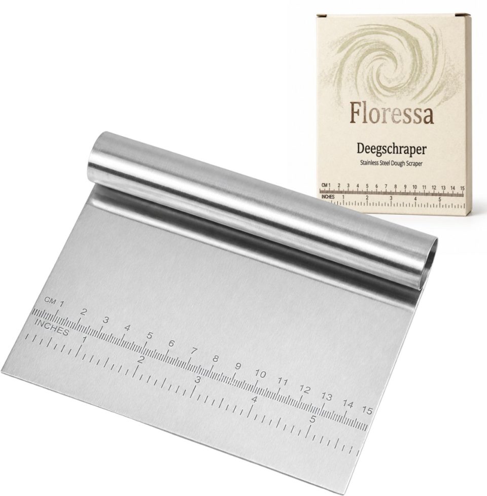 Floressa RVS Deegschraper met Maatverdeling