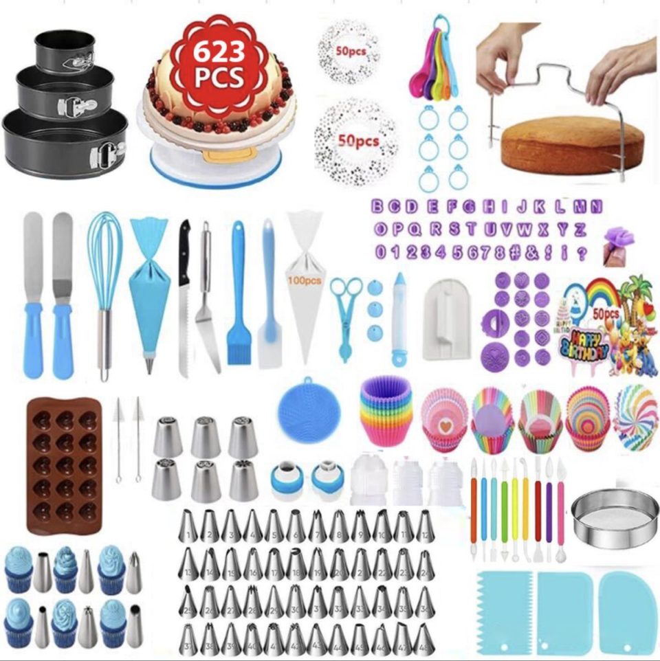 Zylaro Taart decoratie set 623 delig
