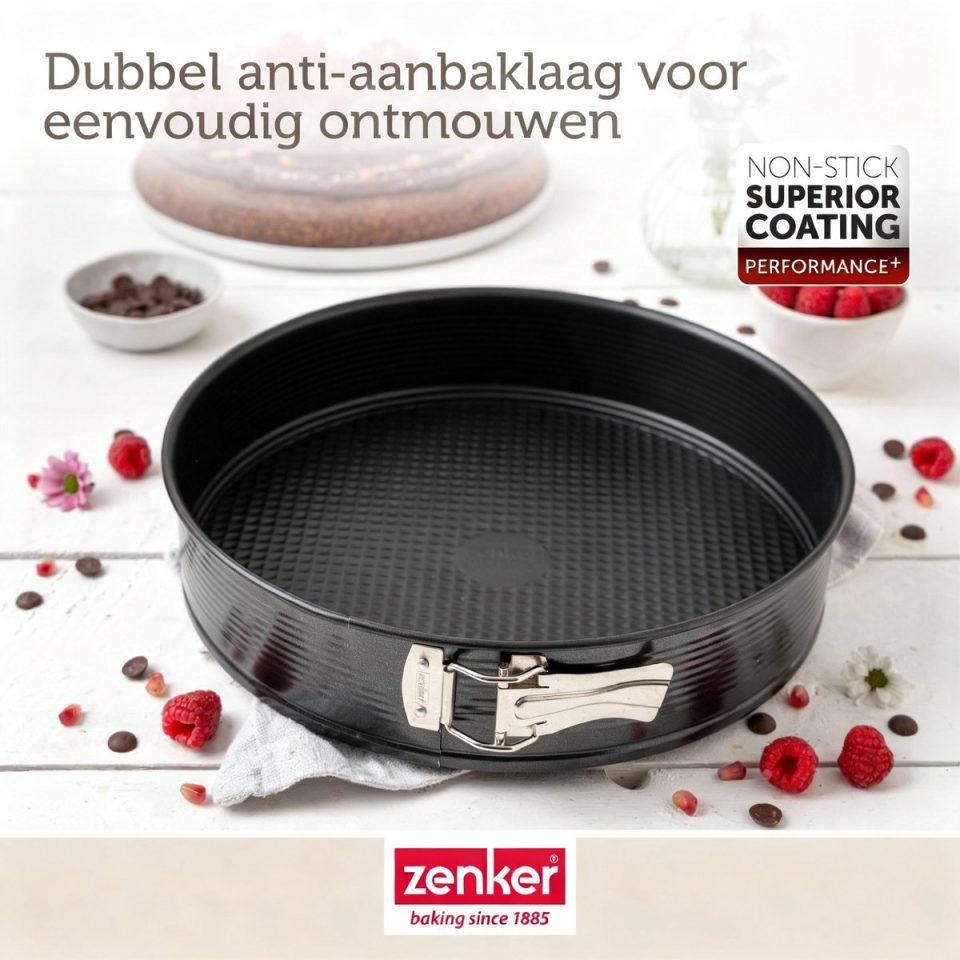 Zenker springvorm met scharnier PerfectBack+ 30 cm