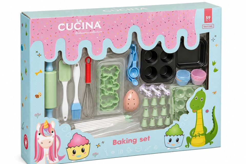 Benza Kinder Bakset Siliconen & Kunststof