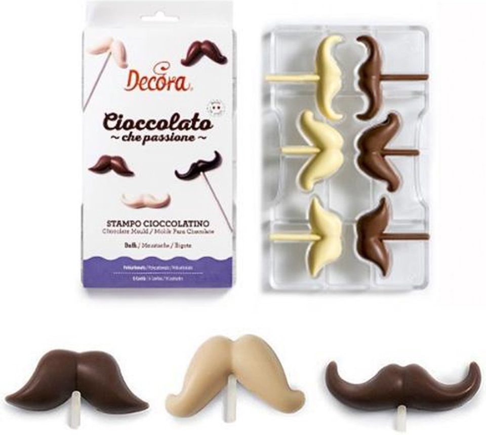 Decora chocolade mal Moustache / Snor
