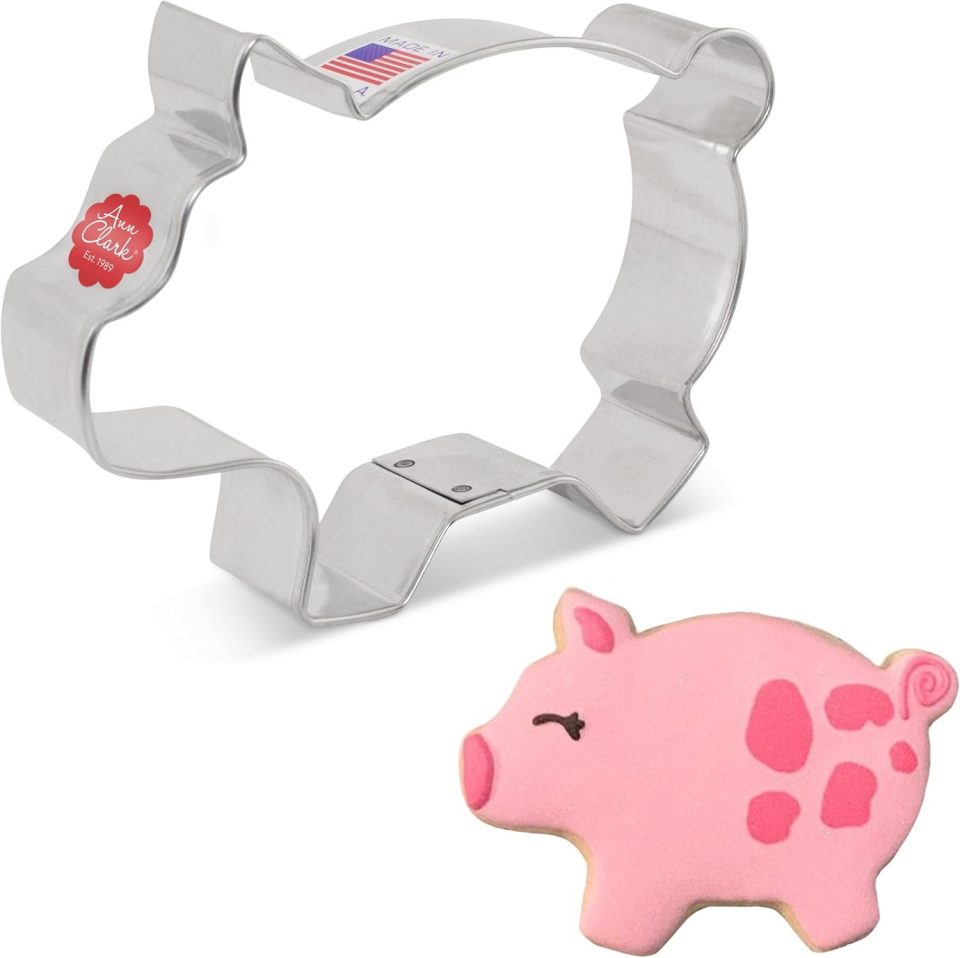 Ann Clark Cookie Cutters Varkenskoekjesvorm Geluksbrenger Nieuwjaar 10,8 cm