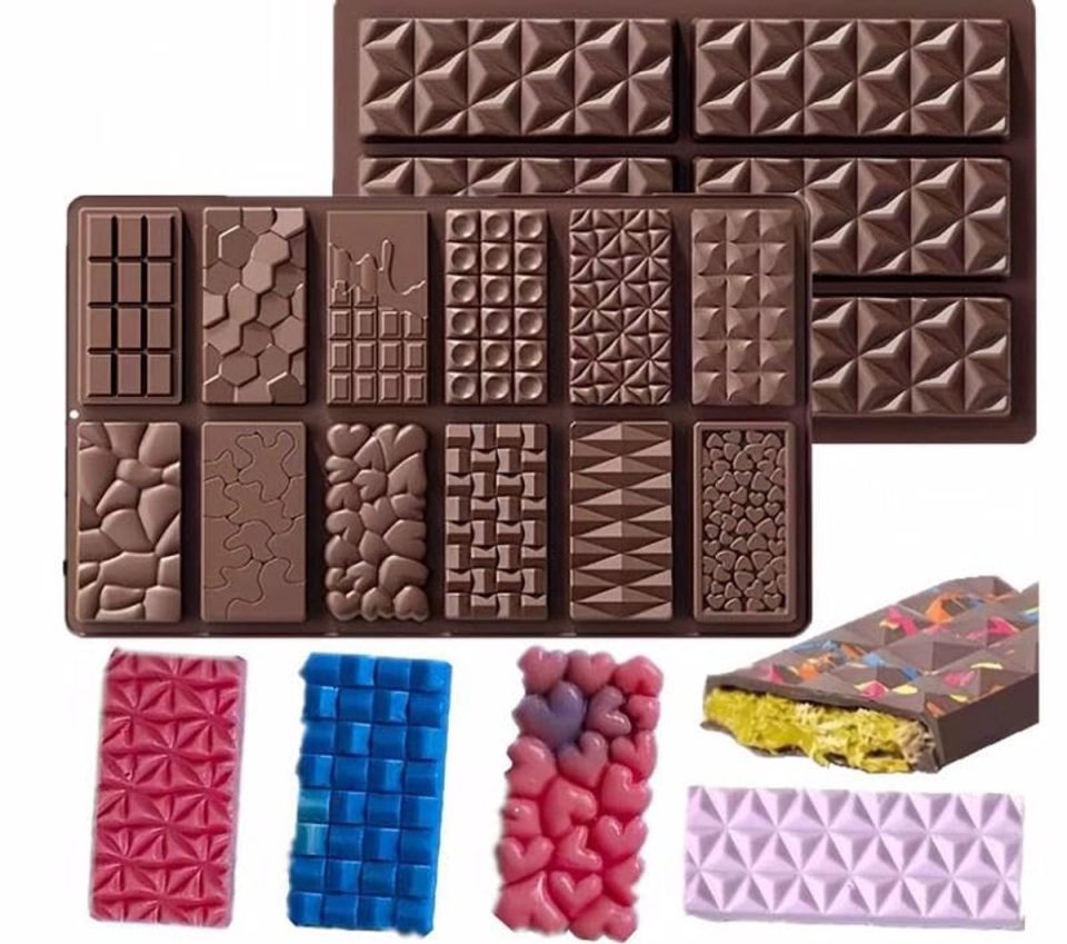 Unyqoos ® Set van 2 siliconen bakvormen voor het maken van heerlijke chocoladecreaties