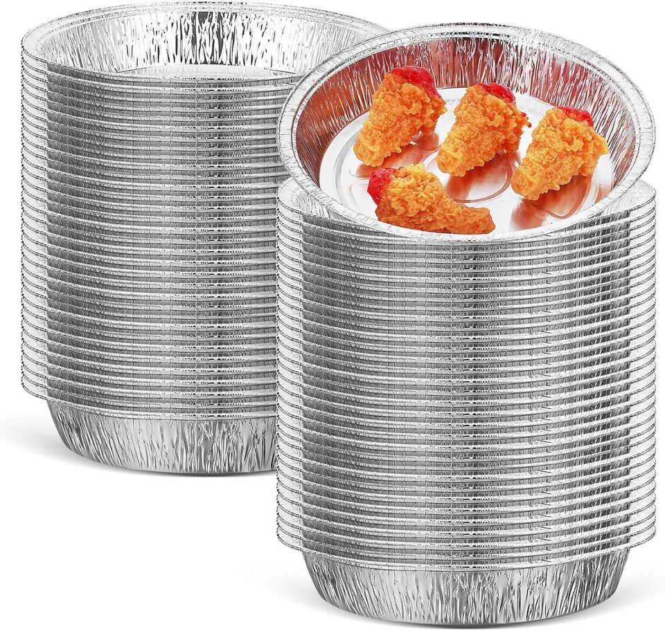 Zumolir Aluminium bakjes 21,5 x 17,5 x 4,3 cm (100 stuks)