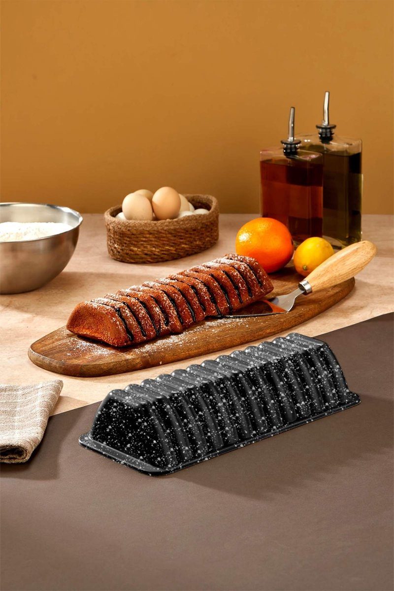 polochef cakevorm Liv-133 Gietaluminium Zwarte Graniet 33 cm