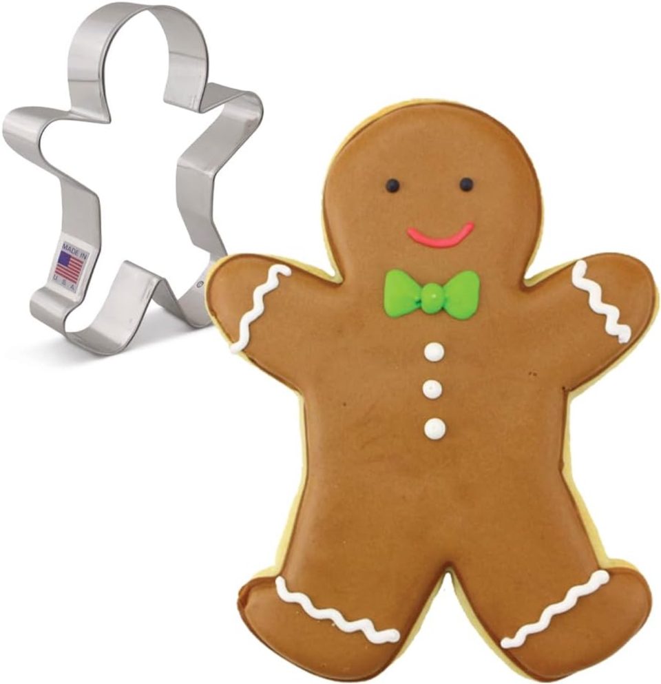Ann Clark Cookie Cutters bakvorm Grote Koekjesvorm Peperkoekman Kerst 13,3 cm