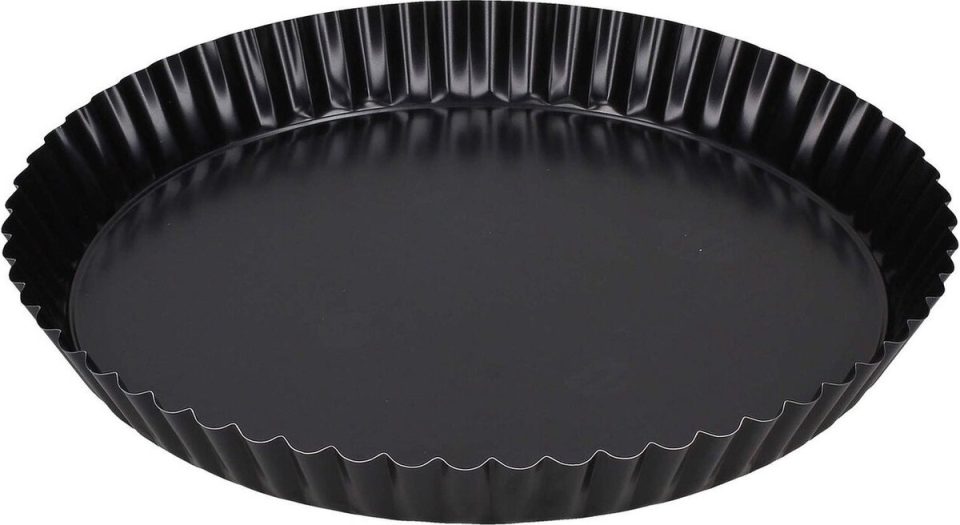 Spinwar vlaaivorm ronde Ø Zwart 26 cm