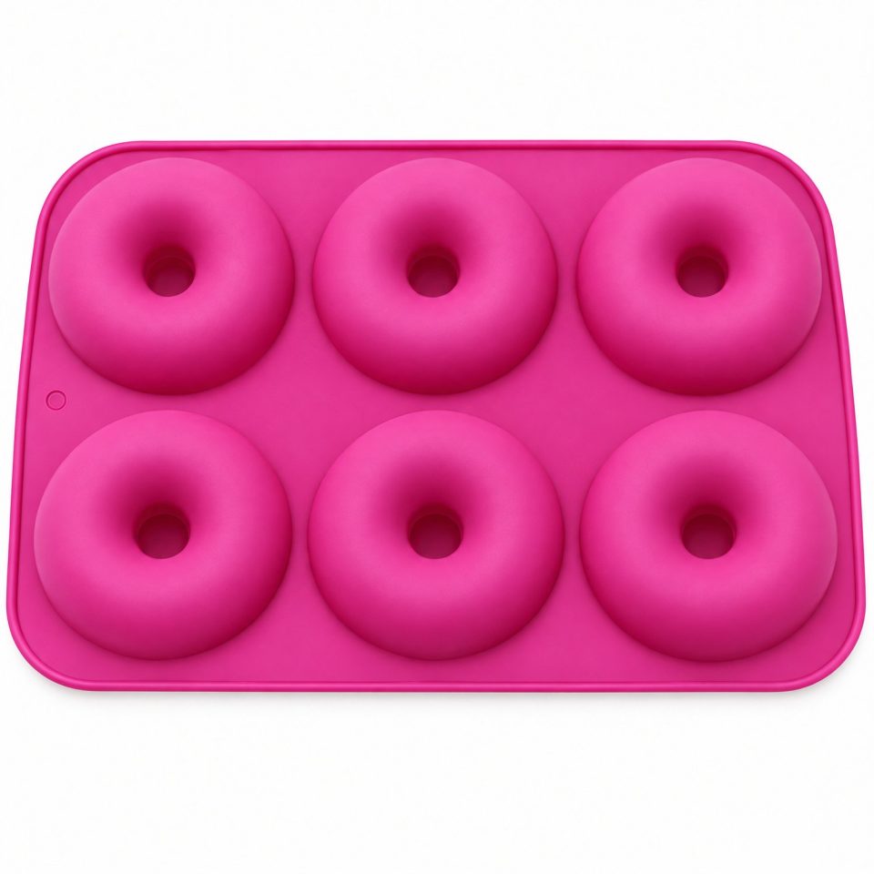 BukkitBow siliconen bakvorm Donut Bakvorm / Donutvorm Donut Mal Oven- en Roze