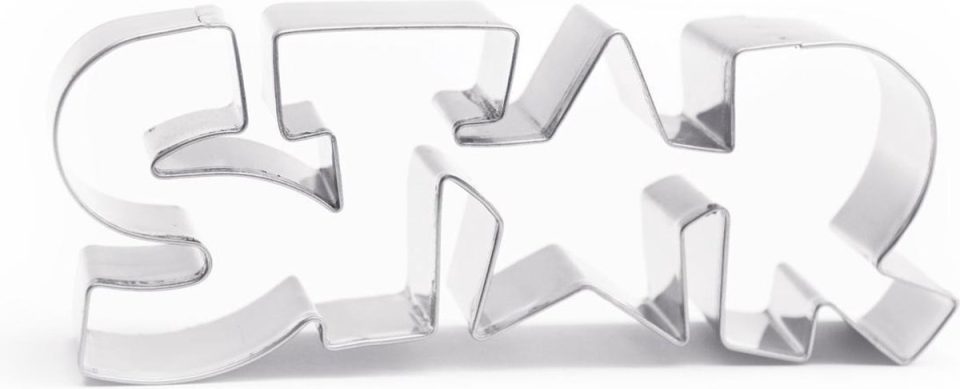 Scrapcooking Koekjesuitsteker Ster / Star 13 cm