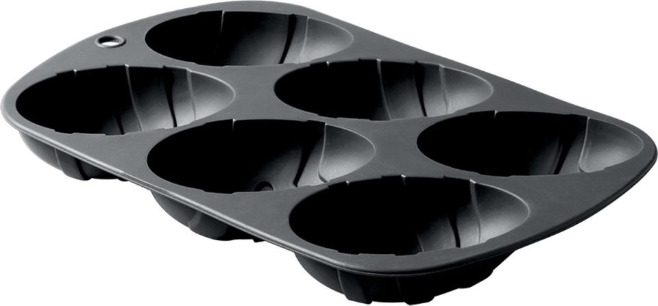 Metaltex bakvorm voor 6 Koeken 26,5 x 16,8 x 3,4 cm