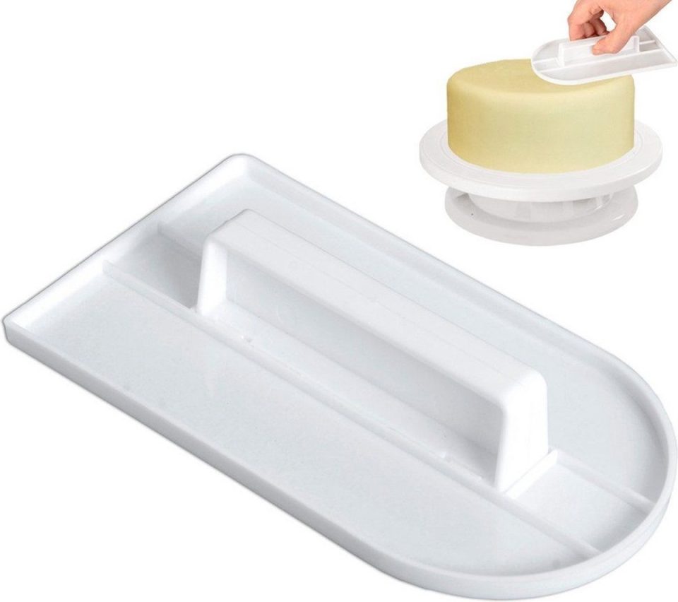 orion group Taartspatel Plastic Glazuurspatel Wit 15 cm