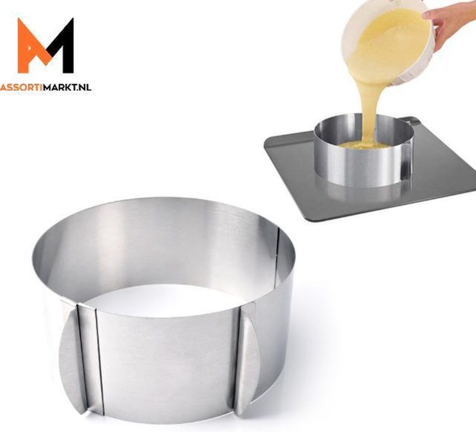 Assorti bakvorm Verstelbare / taartvorm / cakevorm / cupcakevorm 10 cm